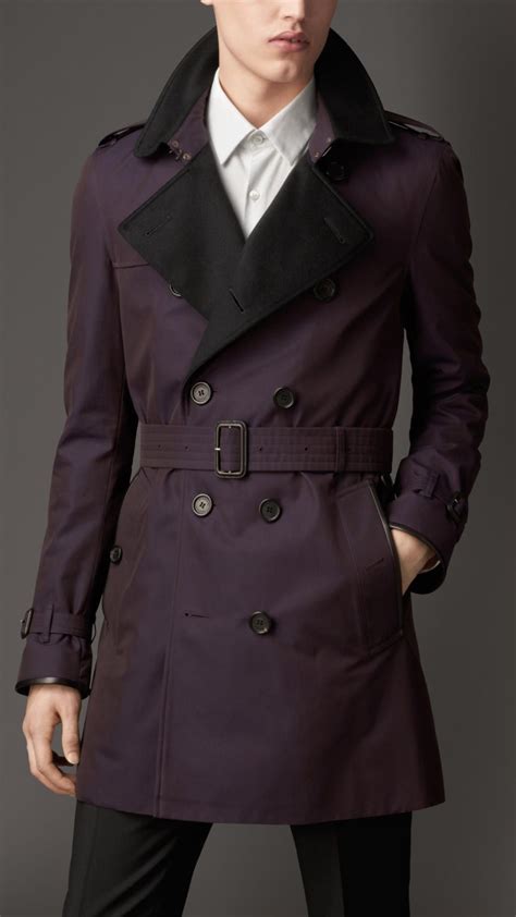 Wool Gabardine Long Uniform Coat 